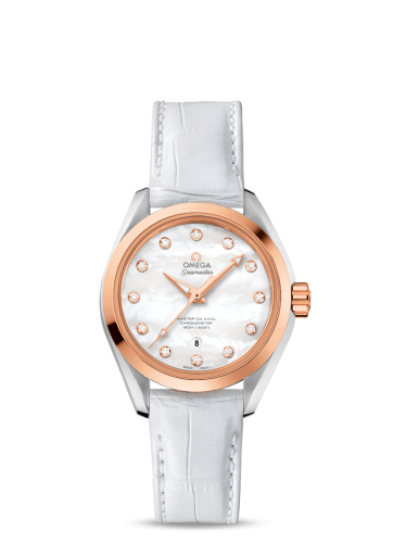 Omega Seamaster Aqua Terra 150M Master Co-Axial 34 Stainless Steel / Sedna Gold / MOP